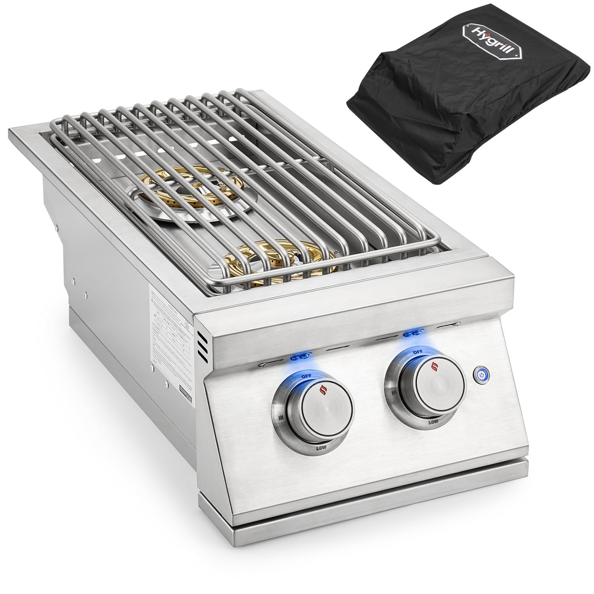 24,000BTU Liquid Propane Double Side Burner H98219