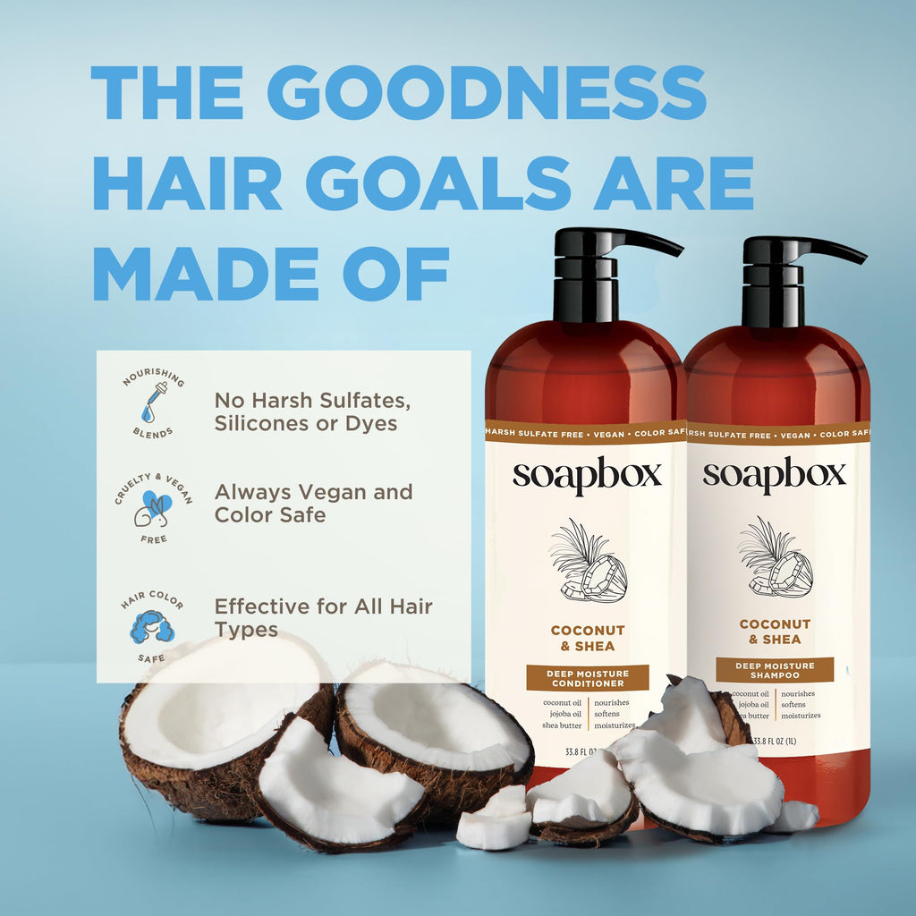 Coconut & Shea Shampoo & Conditioner Set H9915