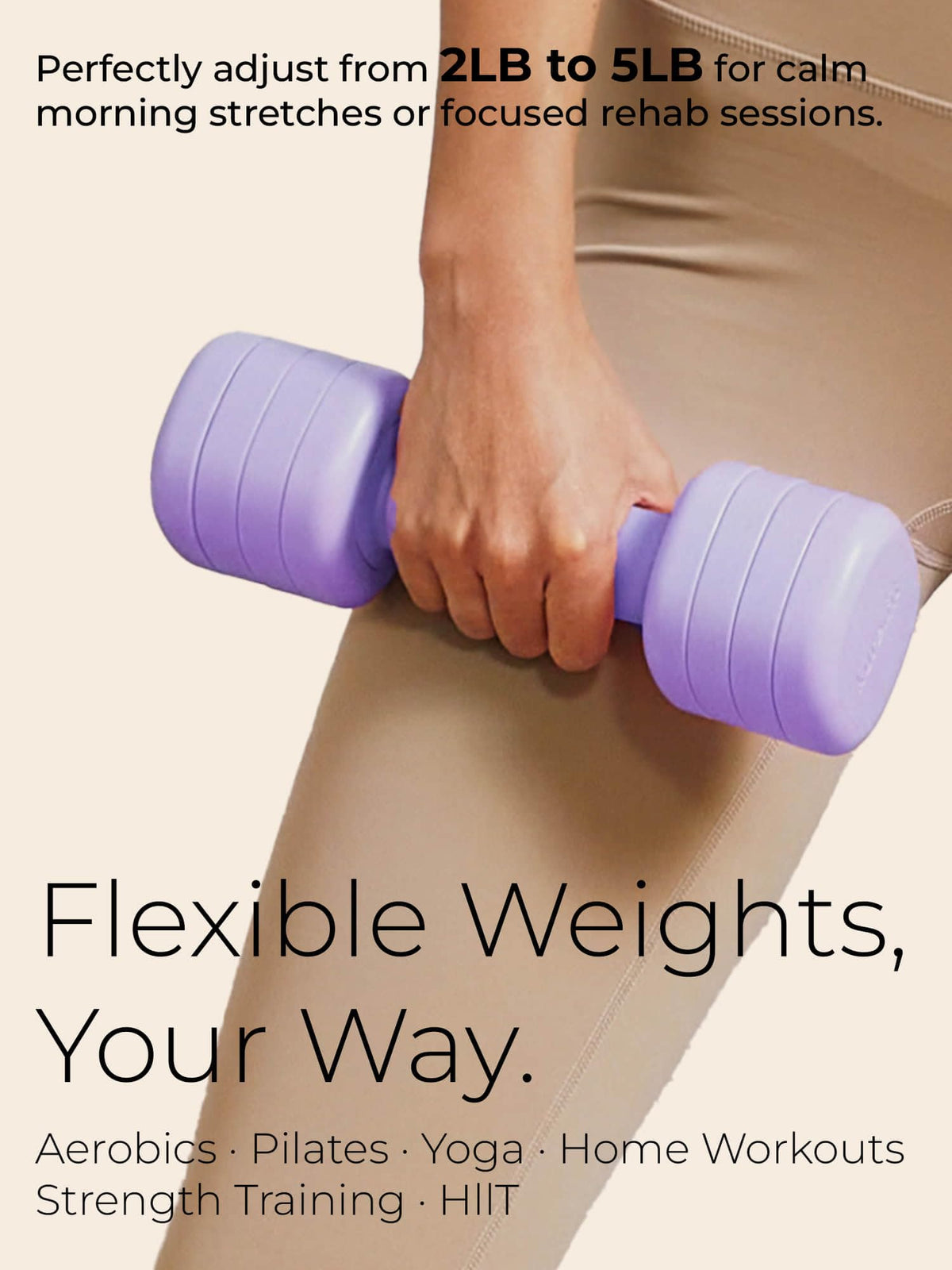 Adjustable Dumbbell Set 2LB 3LB 4LB 5LB T36596