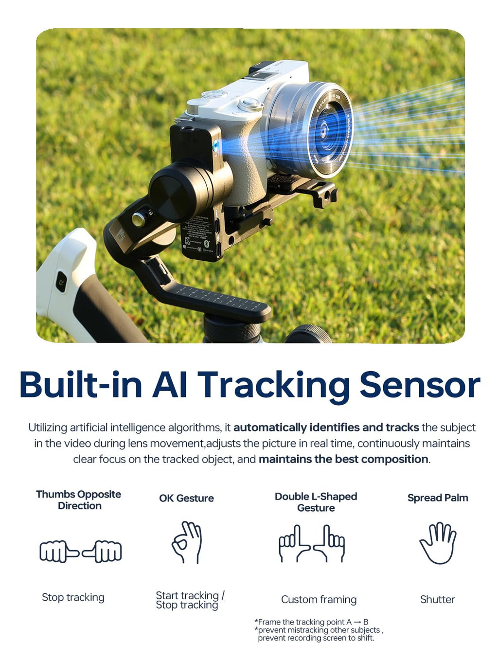 Camera Gimbal with Built-in AI Tracking U313919