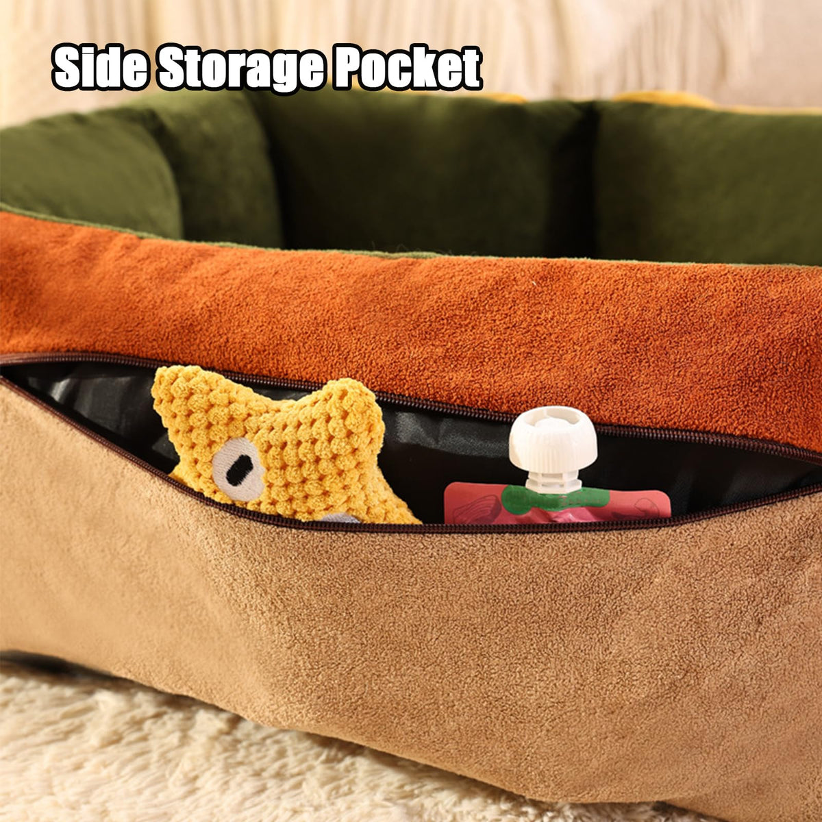 2-in-1 Elevated Dog Car Seat Q820