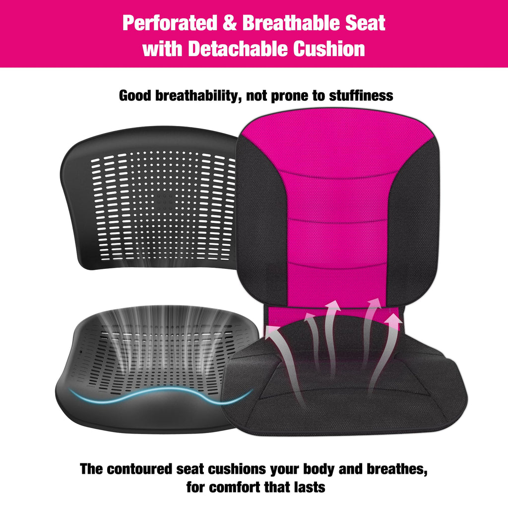 Lightweight Foldable Wheelchair with 12-inch Wheels and Removable Cushion T128