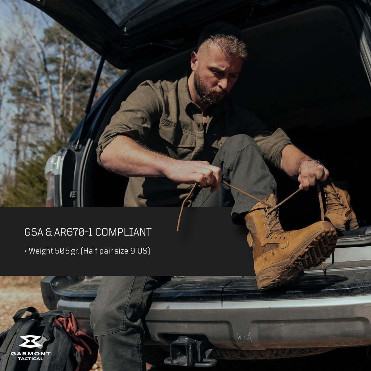 Coyote Suede Leather Tactical Boots Y78346