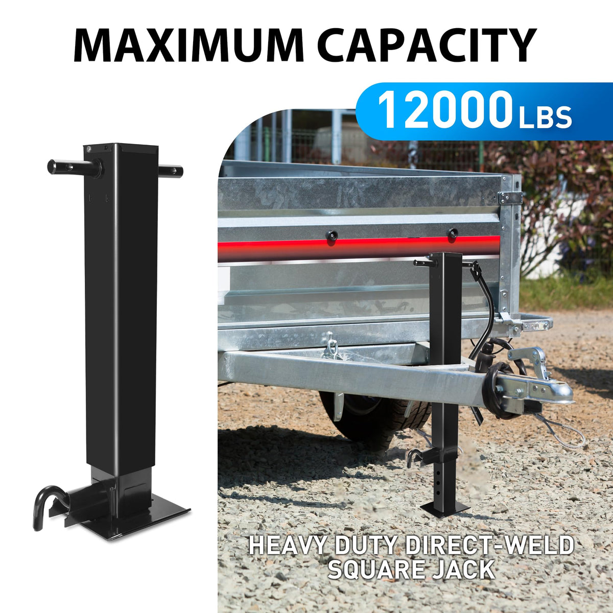 12000lbs Capacity Heavy-Duty Trailer Jack L46239