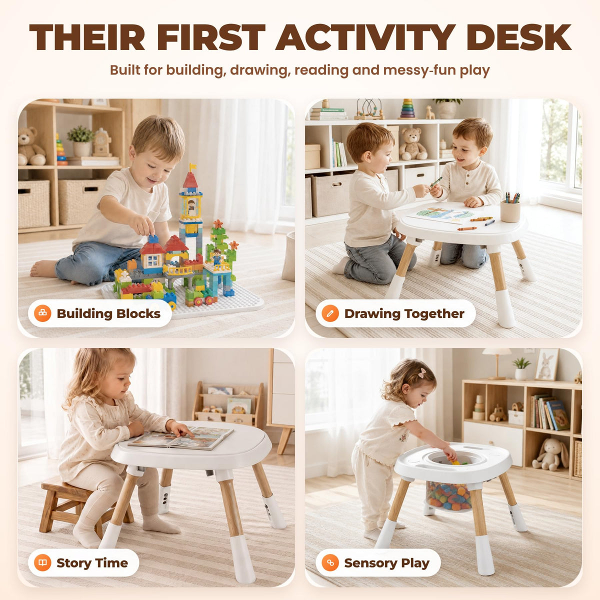 Baby Activity Center, 6-in-1 Stationary Jumper T528307