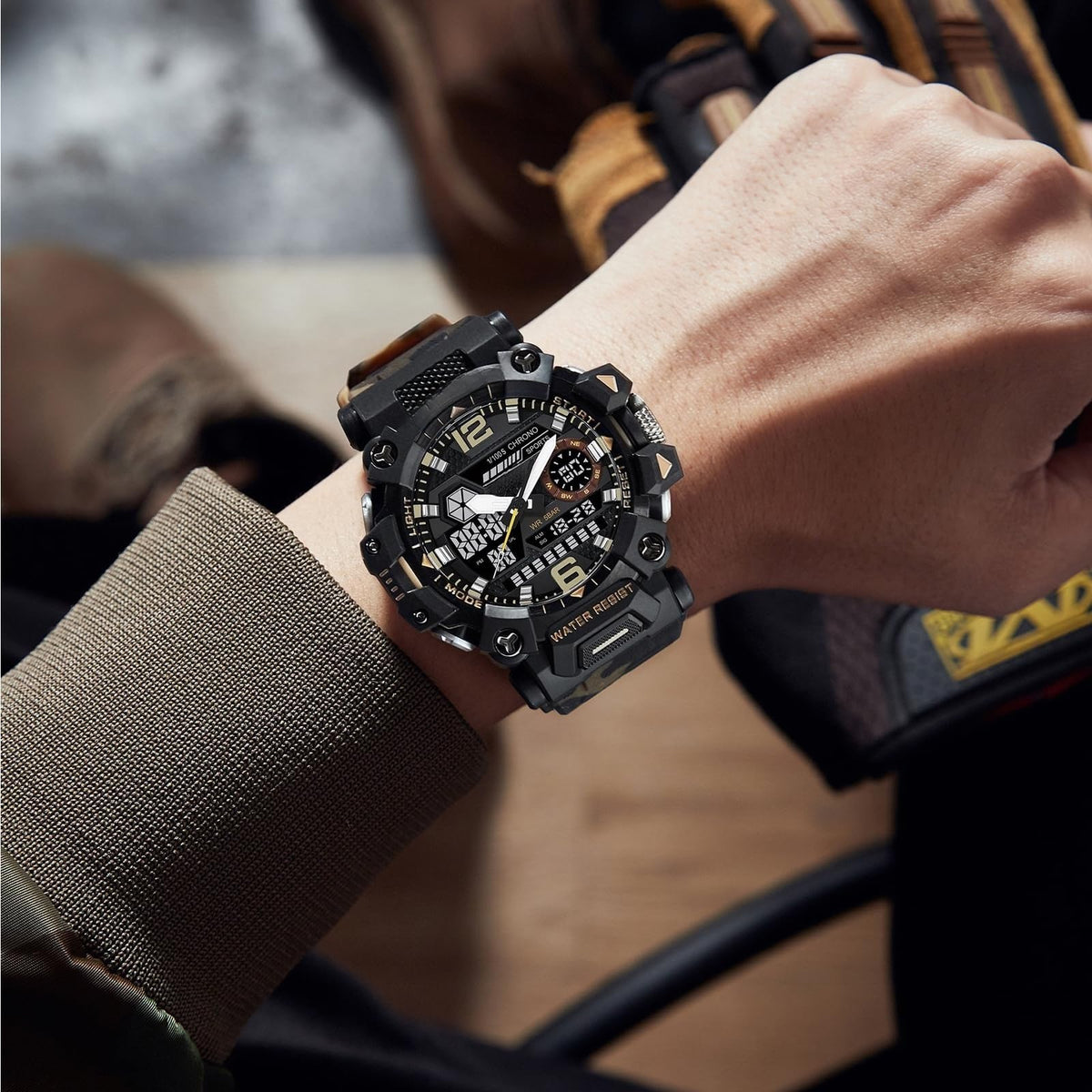 Water Resistant LED Digital Wrist Watch T508620