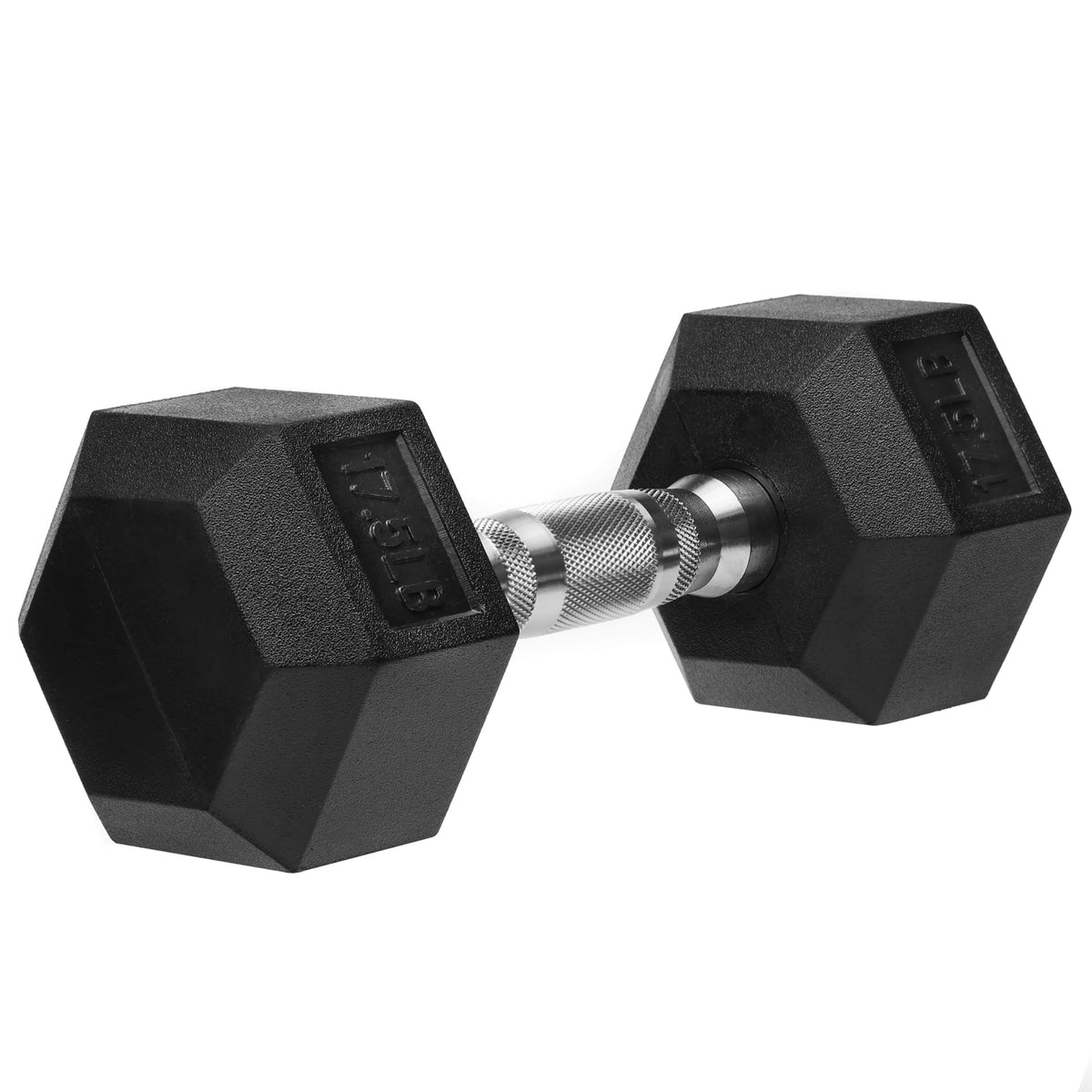 Rubber Coated Cast Iron Hex Dumbbells C1249