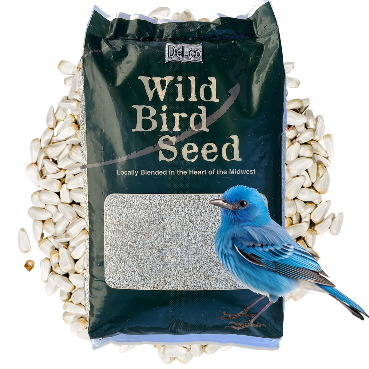 Safflower Wild Bird Seed 20 lb Bag P883