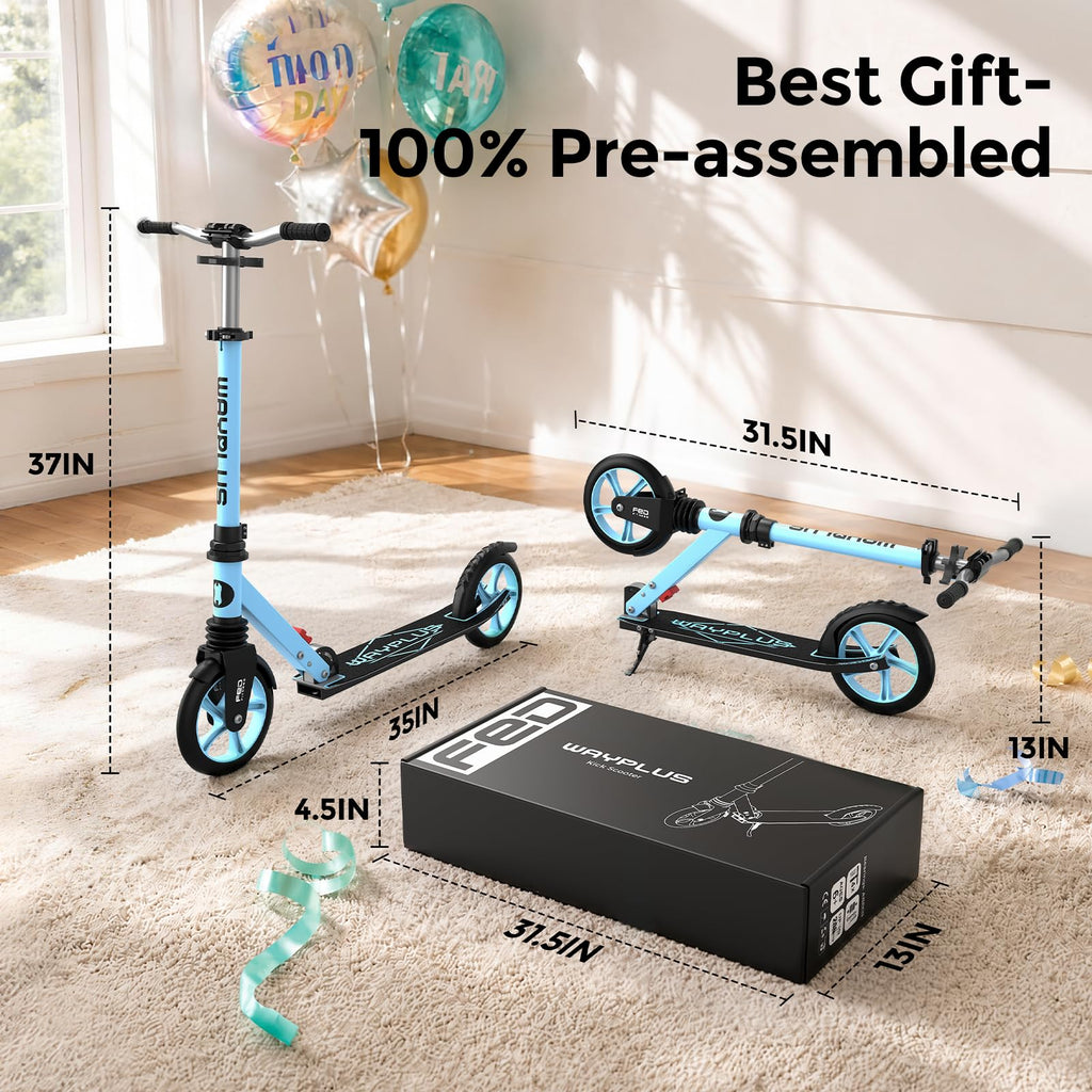 Kick Scooter with 8 Big Wheels G2489