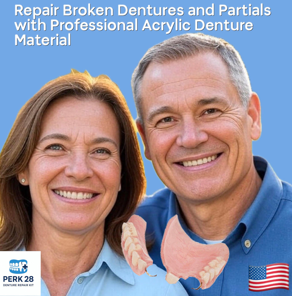 Denture Repair Kit with 28 Denture Teeth E934