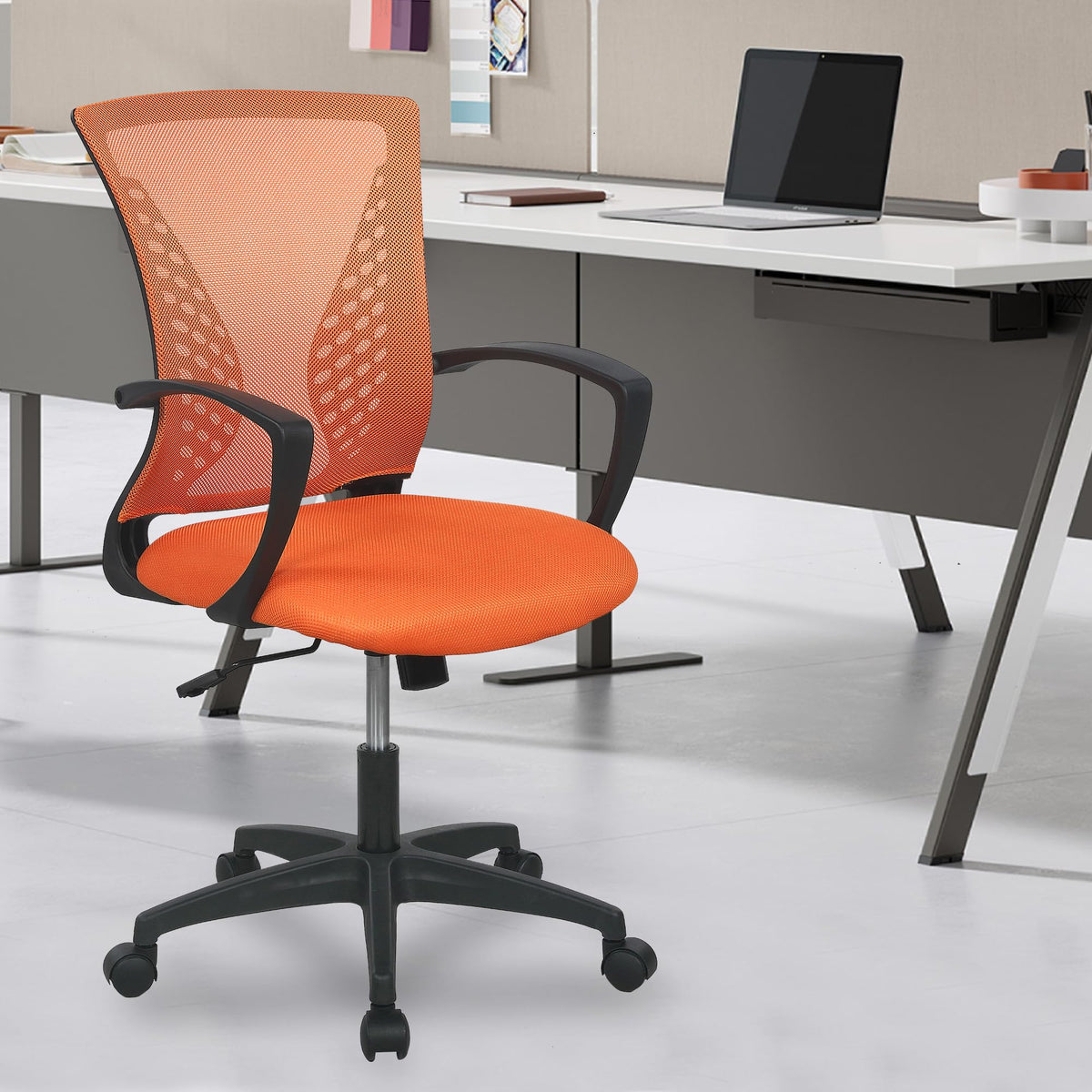 Orange Ergonomic Mesh Gaming Chair B144