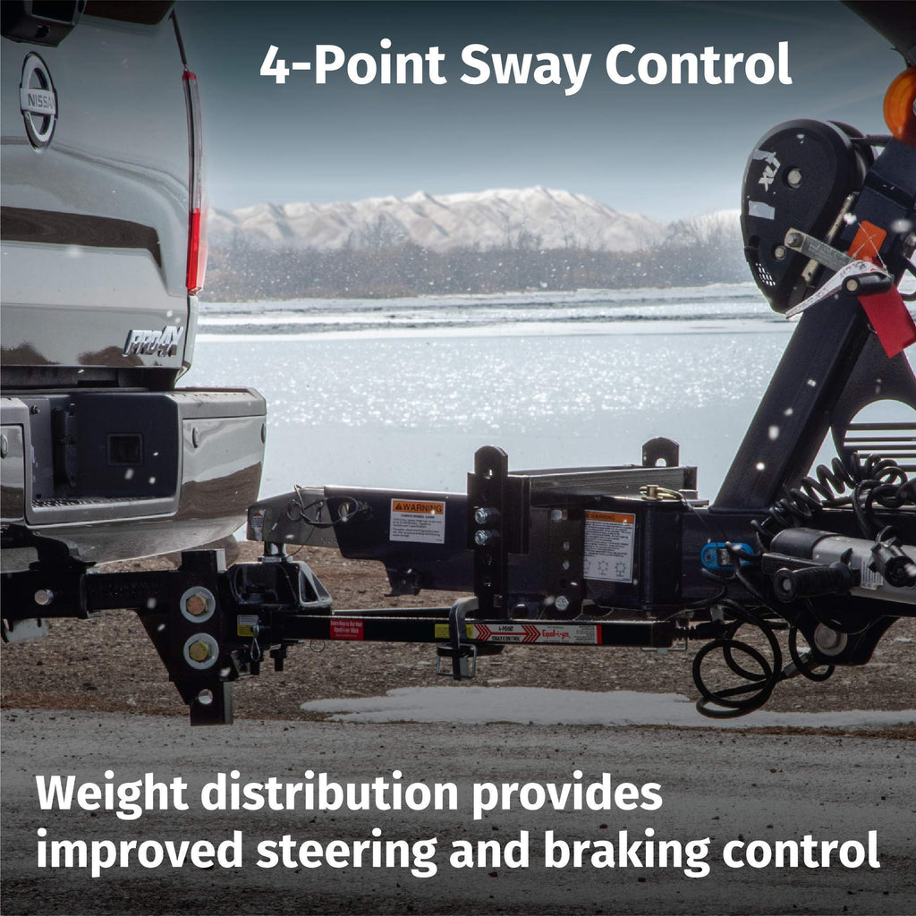 4-point Sway Control Hitch, 10,000 Lbs Trailer Weight Rating X37832