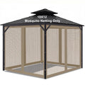 10x12 4-Panel Mosquito Netting Sidewall with Zipper T33660