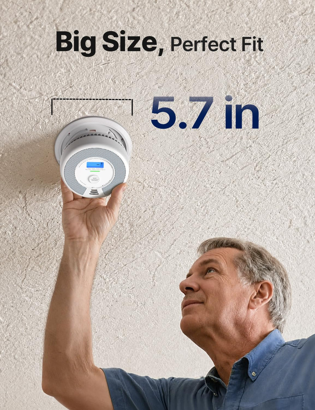 Smoke Detector Carbon Monoxide Alarm Combo 3-Pack C541799