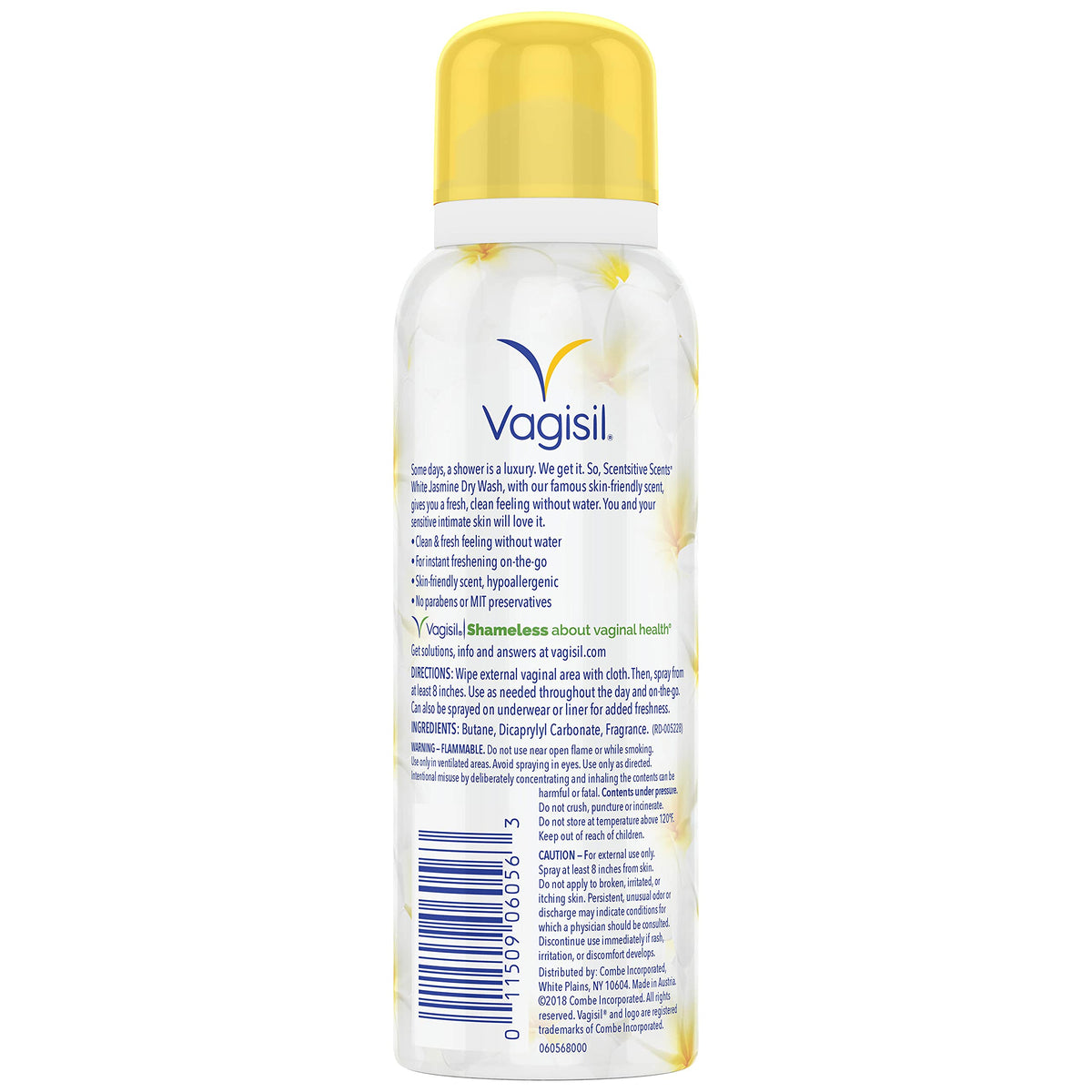 Feminine Dry Spray White Jasmine 2.6 Oz W76265