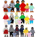 Wooden Dollhouse Family Set 23 Pieces N4102
