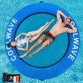 Inflatable Water Hammock Floating Dock with Cup Holders T922154