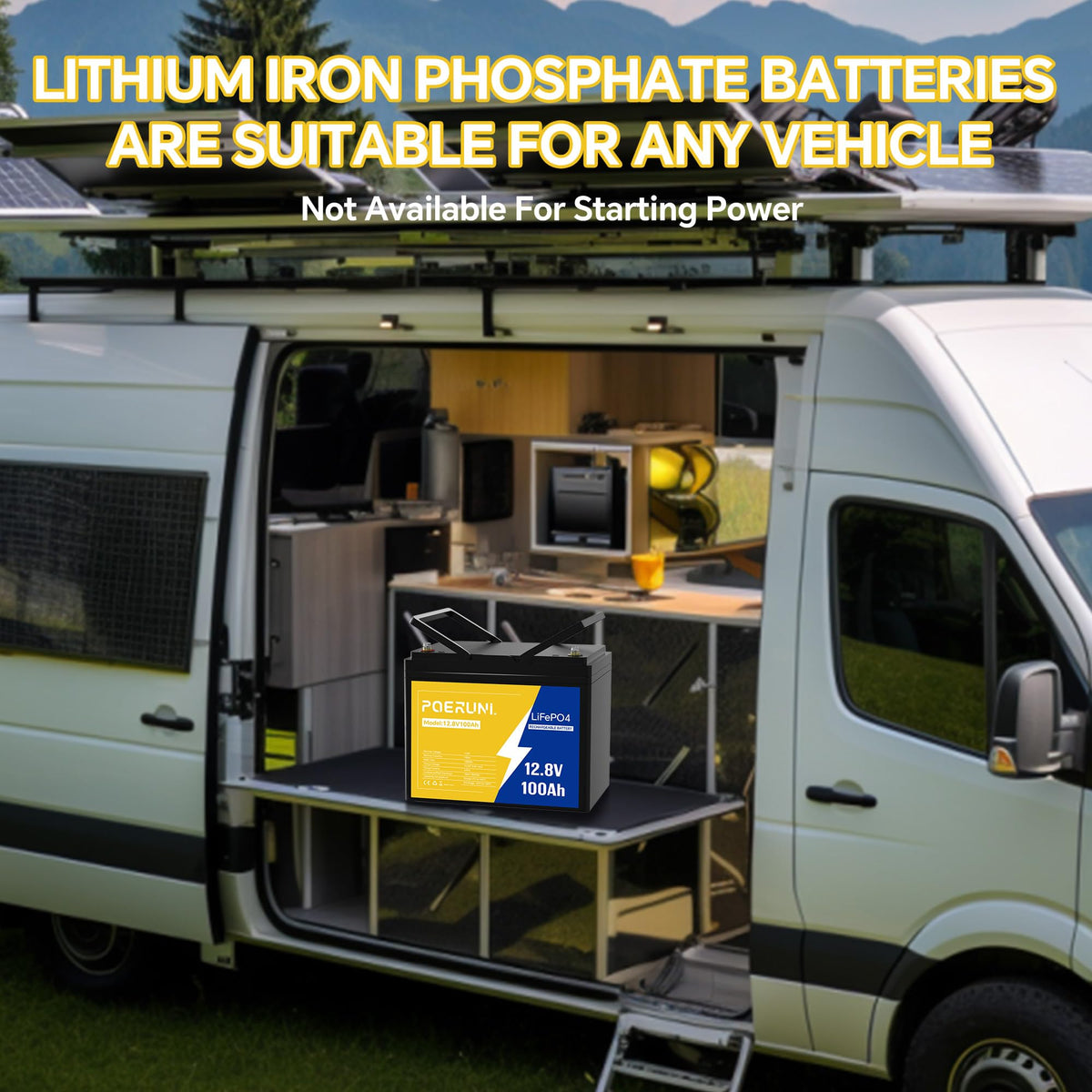 12V 100Ah LiFePO4 Battery I713