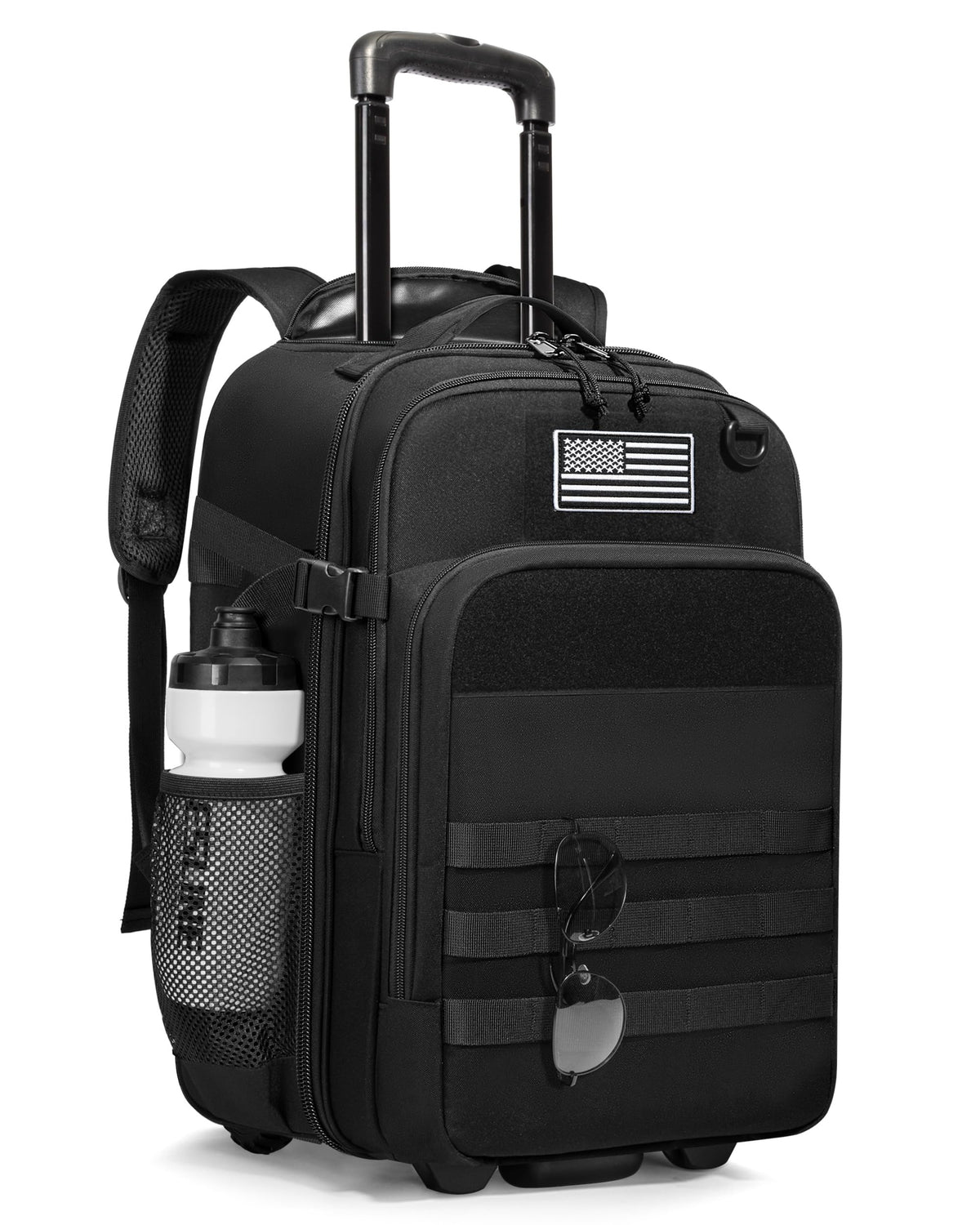 17 Inch Rolling Tactical Laptop Backpack with Wheels J836207