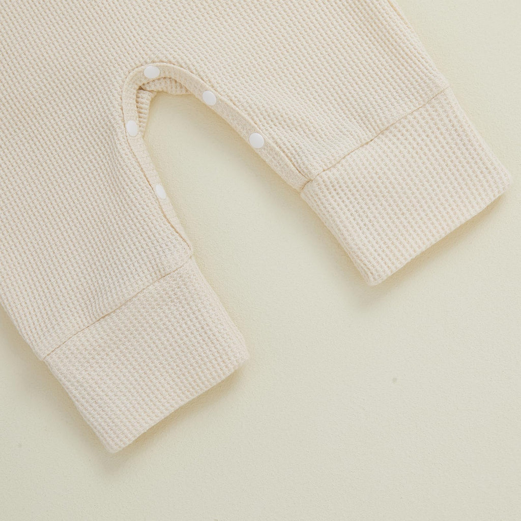 Baby Girl Long Sleeve Jumpsuit with Headband M6787