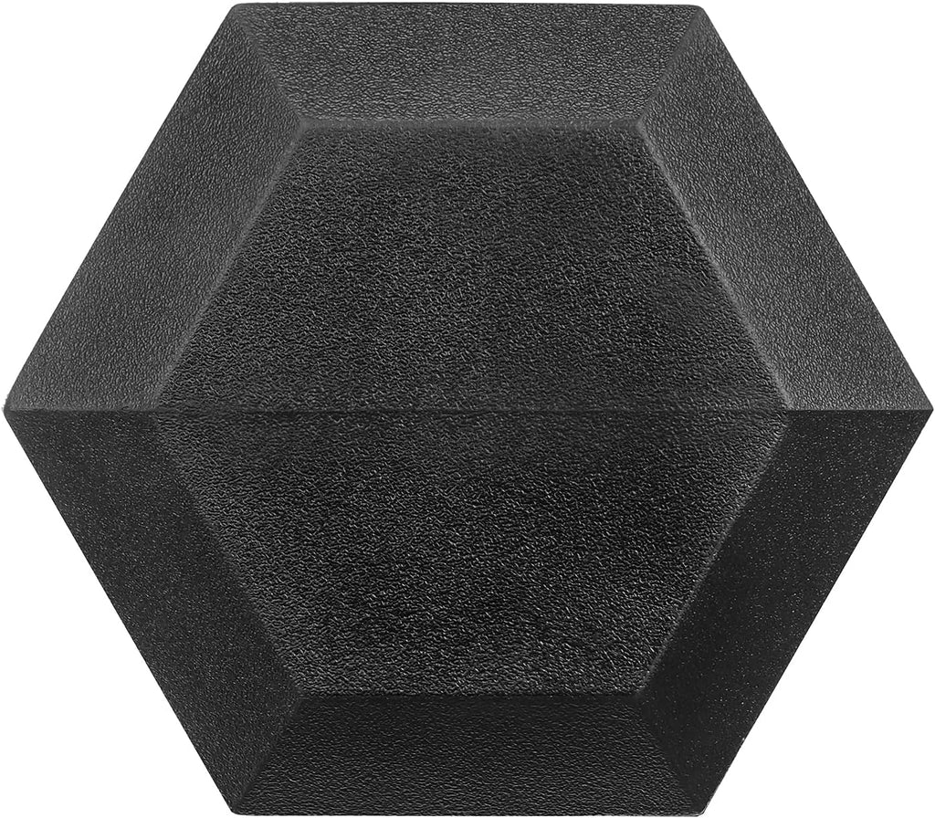 Rubber Coated Cast Iron Hex Dumbbells C1249