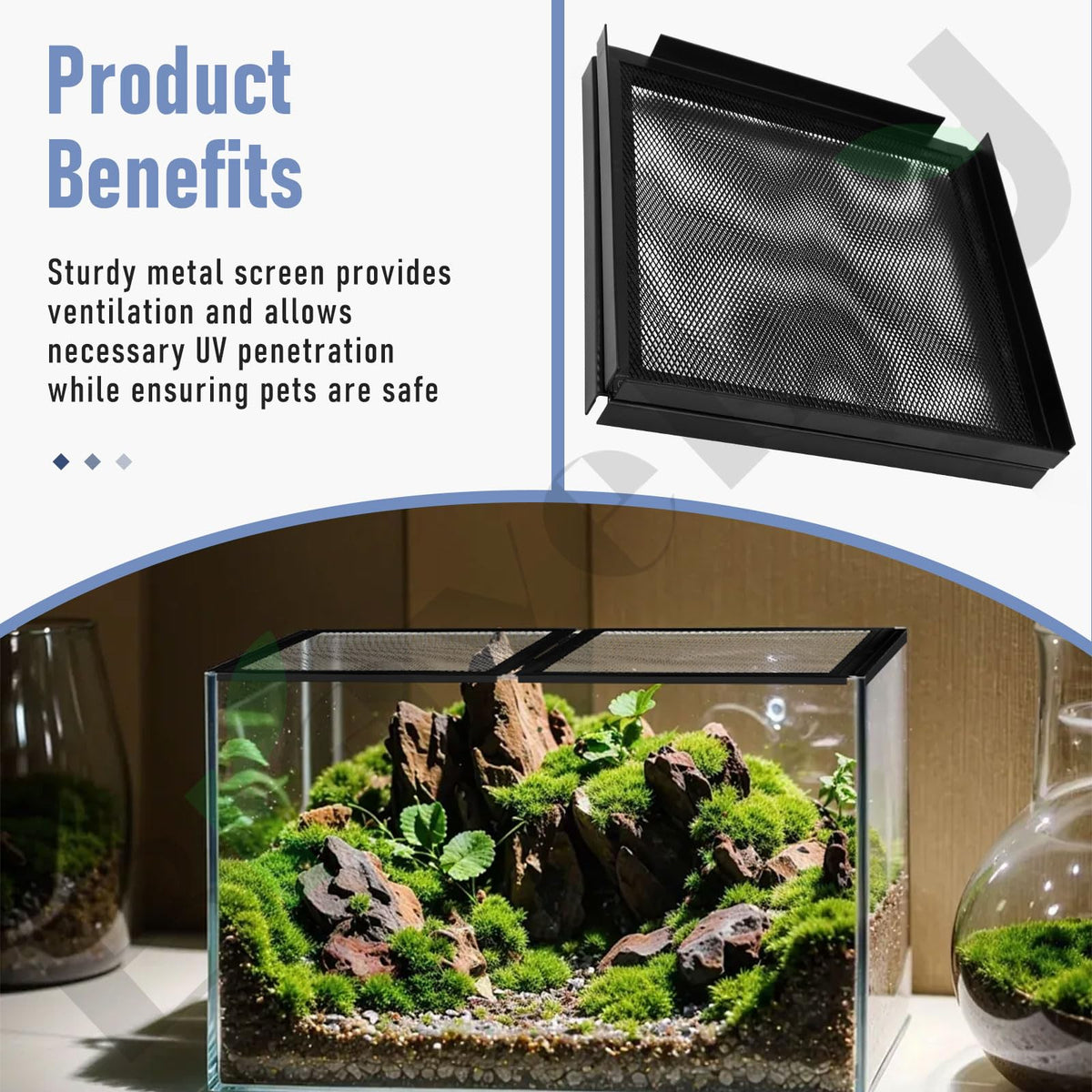10-Gallon Screen Cover for Aquariums and Glass Tanks H471