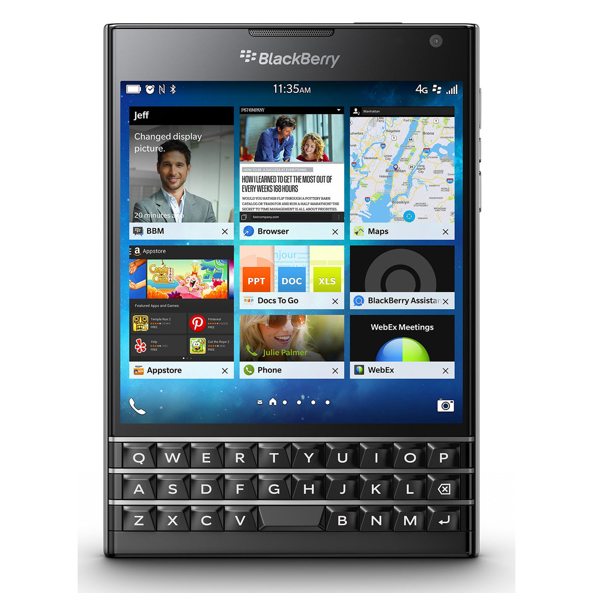 Black 32GB Unlocked 4G LTE Smartphone B704