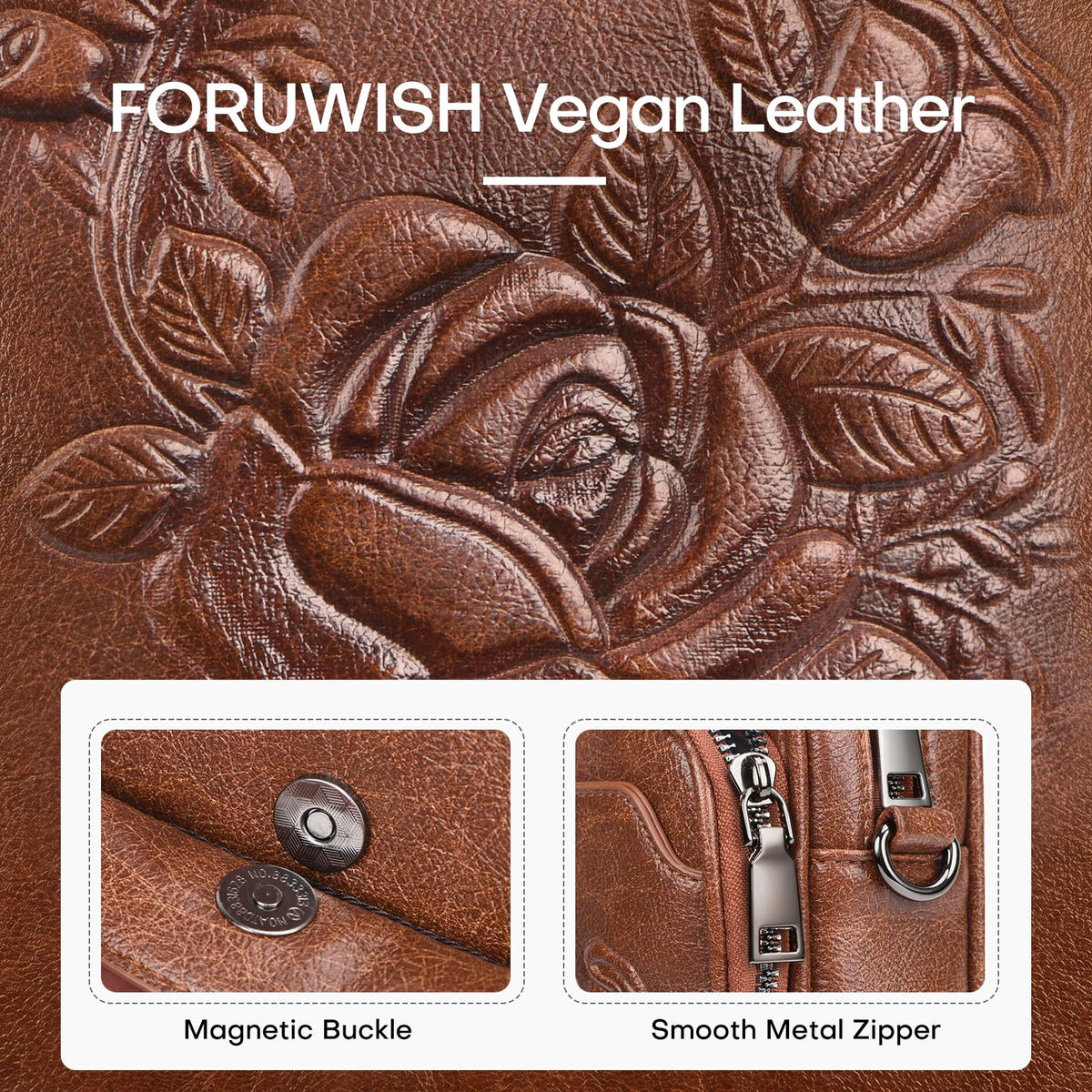 Small RFID Leather Crossbody Bag Z22504
